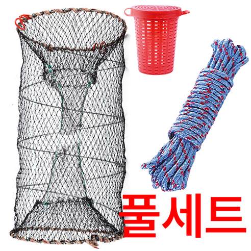더놀자 바다통발 로프 미끼통 세트