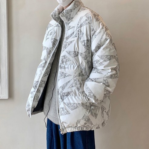 DFMEI 남자 새로운 코튼 패딩 옷 겨울 두꺼운 코튼 패딩 코트 패션 브랜드 홍콩 스타일 코튼 패딩 코트