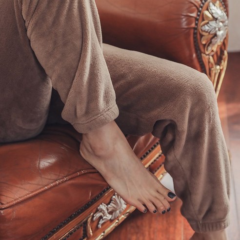 여성의 겨울밤을 따뜻하게 감싸는, 포그니 융털 수면바지