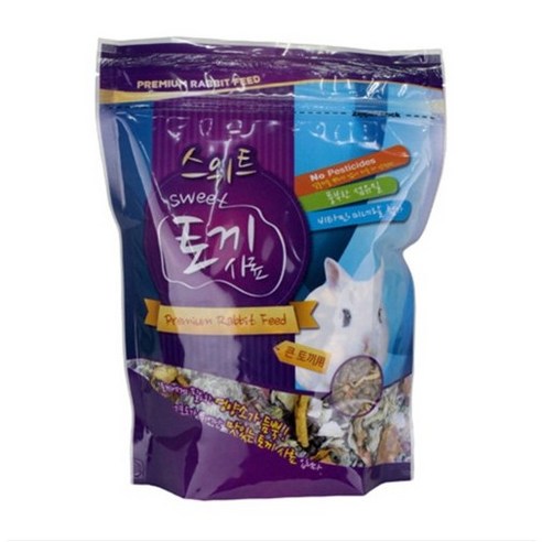 부산사료 스위트 큰토끼용 사료 750g, 1봉지