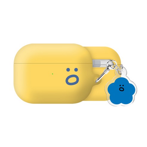 와글와글 에어팟 에어팟프로 시리즈 하드 케이스 키링 세트, 와글와글-순둥이, AirPods Pro(2세대), 1개