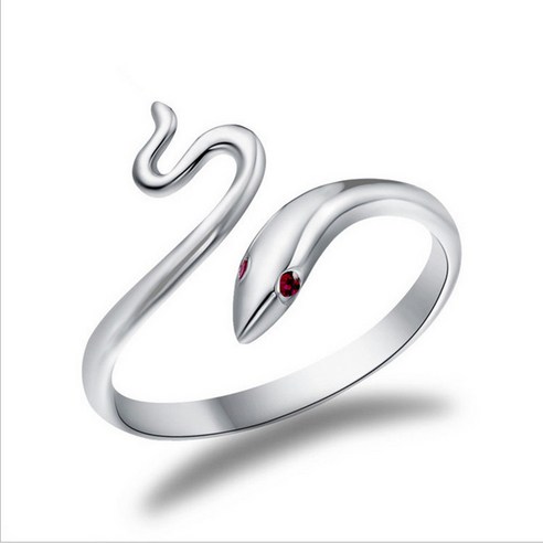 DIRUN 2022년 최신 모델 스네이크 반지 여 순은 맞춤식 스네이크 반지 미니멀 디자인 심플인스 컬렉션입