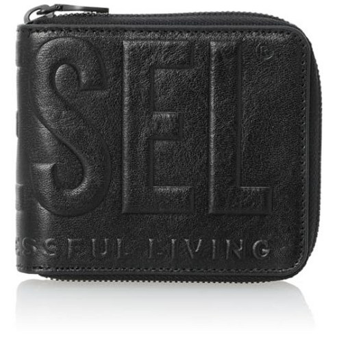 [디젤] 남성 접이식 지갑 DSL 3D BI-FOLD COIN ZIP XS X09896P0503 UNI 블랙 T8013