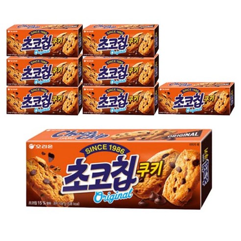 오리온 초코칩 쿠키, 104g, 8개