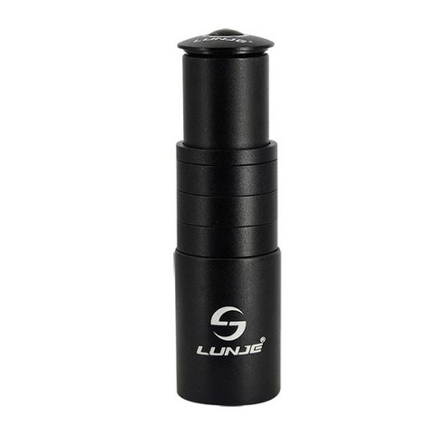 MTB 핸들 바 라이저 어댑터 포크 스템 라이저 익스텐더 28.6 Mm, 검은 색, 115x28.6mm, 알루미늄 합금