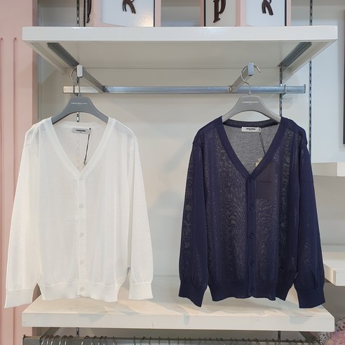 레노마키즈 여름 가디건 쿨링 베이직 가디건 초등학생 여름 가디건 r232