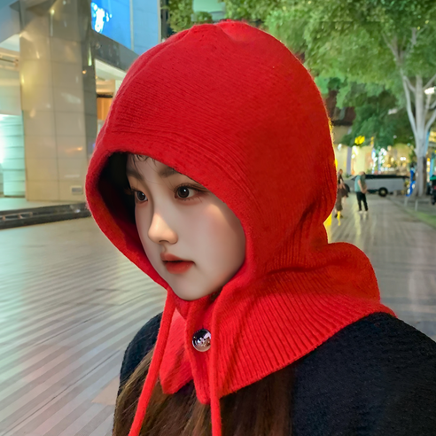헤브잇 니트 바라클라바 후드 넥워머 남여공용