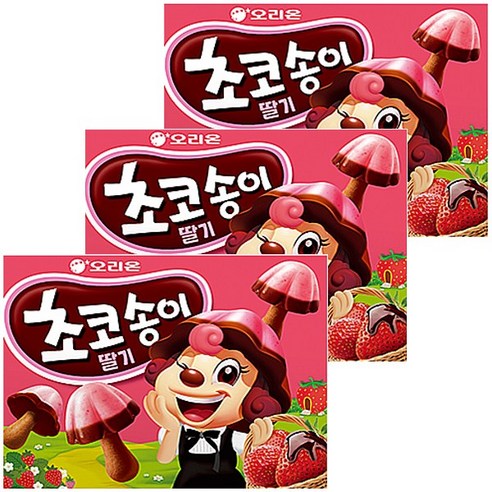 (2025한정판) 초코송이 딸기, 144g, 3개