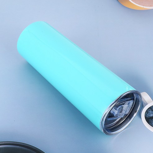 Poptven 주전자 304 단일 층 스테인리스 스포츠 주전자 자전거 타고 야외 주전자, 600ml/20 0z, B511 녹색