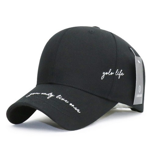베이직엠 남성 여성 볼캡 Yolo life