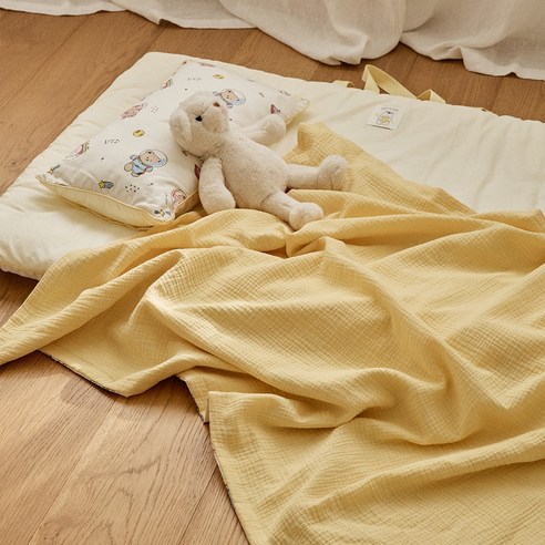 사계절 포근함을 선사하는 돗투돗 퓨어코튼 블랭킷