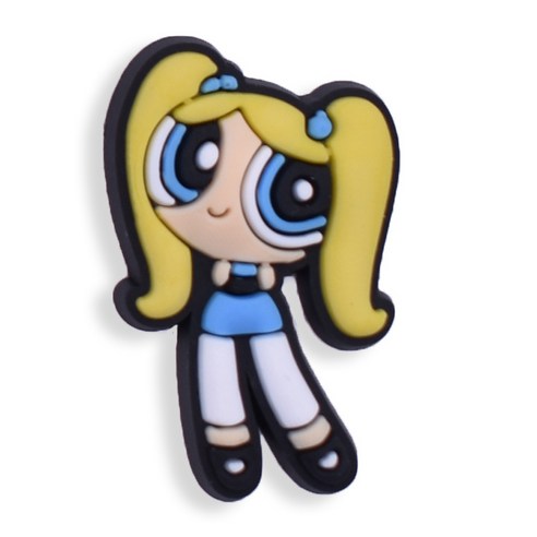 하늘을 날다.여경.시리즈 PVC 젤라틴 동굴 신발 꽃 단추 손목끈 화원 신발 부품 장식 단추, 11