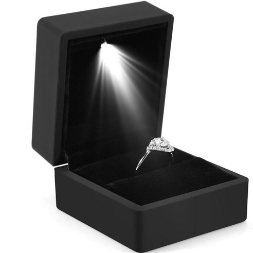 TeeFly LED 반지 상자 약혼 결혼식을위한 인테리어 조명과 결혼 제안 링 상자에 대 한 창조적 인 조명