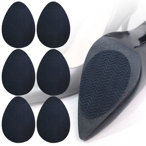 플러키 신발 미끄럼방지 패드 6개 세트 안전하고 효과적인 신발 튜닝을 위한 필수 아이템
