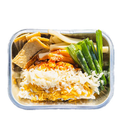 CAMKIT 캠킷 캠핑용 밀키트 요리 키트 홈파티 음식 추천 맛집 치즈 폭탄 라면 떡볶이 라볶이, 380g, 2개