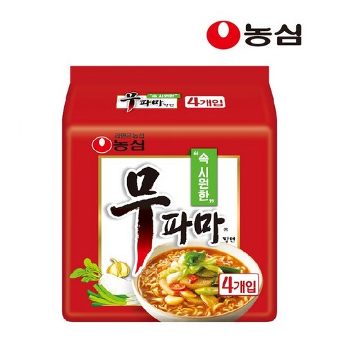 [농심]무파마탕면멀티팩 122G*4*8, 8개