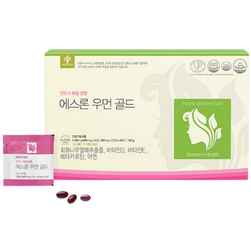 [리빙웰] 에스론우먼골드 갱년기 여성 건강, 102g, 1