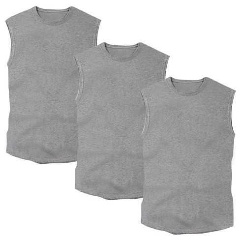 더폴그라운드 남여공용 나시티 3PACK