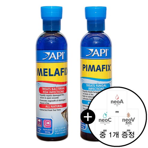 물멍 API 멜라픽스 237ml + 피마픽스 237ml 세트 열대어종합약품세트