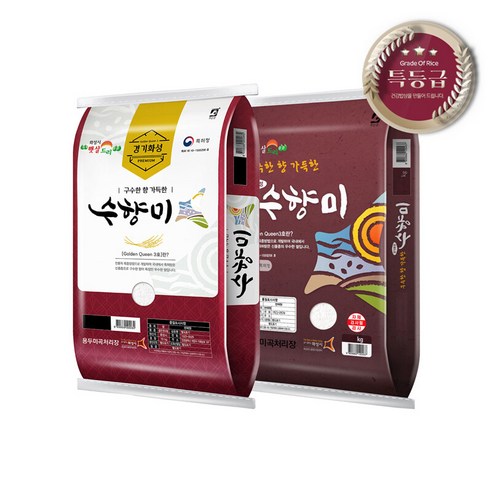 [홍천철원] 23년산 골든퀸3호 수향미(특) 10kg, 1개