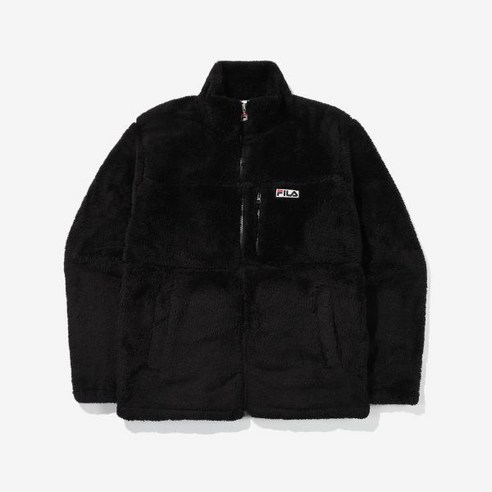 [FILA] 멜로우 스탠넥 실키보아 플리스_FS2PLE4101X_BLK