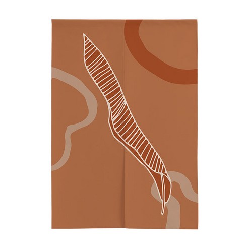 DFMEI 잎새포 문발 커튼 무펀치 천봉 자기점착 트랙커튼, DFMEI 나뭇잎 6., 최소로드는 40 ~ 70cm