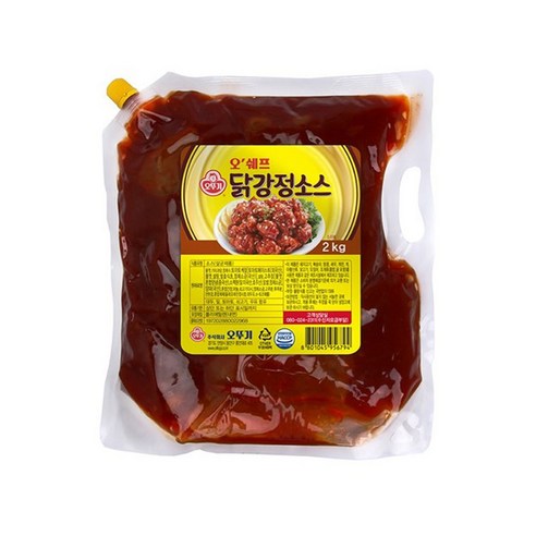 오뚜기 오쉐프 닭강정소스, 2kg, 1개