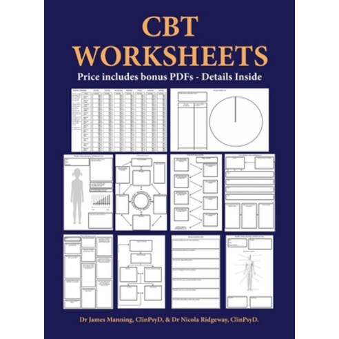 CBT Worksheets: CBT worksheets for CBT therapists in training: Formulation worksheets generic CBT c... Hardcover, CBT Books
