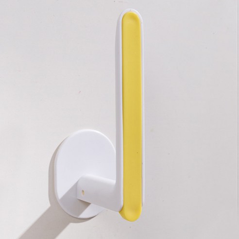 접착식 후크 가정용 80# L타입 다용도 벽 선반 뒷옷헴라인 스티커 다소미얼 Z, 노랑, 황색