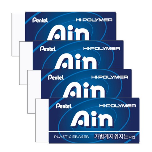 펜텔 아인 점보 지우개 특대형 ZEH-99, Blue, 4개