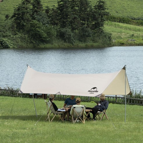 네이처하이크 일상용 캐노피 타프 텐트 NH20TM006은 넓은 캐노피와 훌륭한 햇빛 차단 기능을 갖춘 텐트입니다.