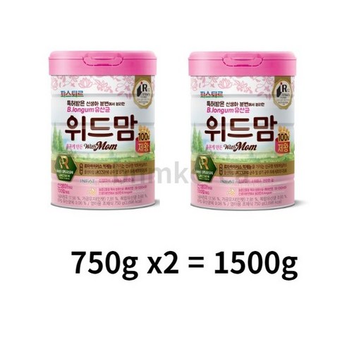 파스퇴르 위드맘 산양 100일 제왕 분유, 750g, 18개 750g × 18개 섬네일