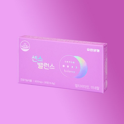 유한양행 센스밸런스 멀티비타민 미네랄 16.8g, 28정, 2개