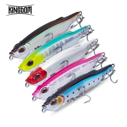 킹덤 Shadow-2 싱킹 펜슬베이트 11g 16g 22g 루어 원투 낚시 농어 광어 참치 스틱베이트 5pcs, (5pcs)-16g