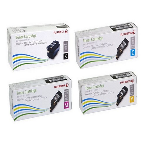 후지제록스 CM225FW 정품토너 CM115W CP115W CP116W CP225W