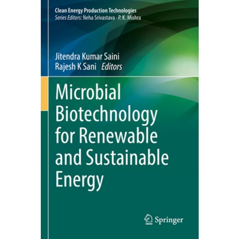 (영문도서) Microbial Biotechnology for Renewable and Sustainable Energy Paperback, Springer, English, 9789811638541