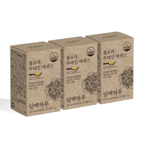 담백하루 플로라 루테인 에센스 30캡슐 3개월 3박스, 30정, 3개