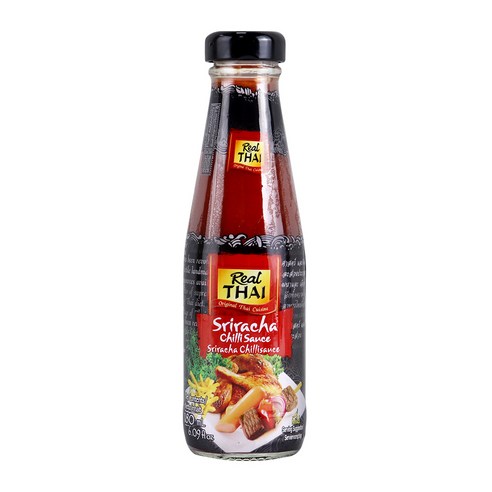 리얼타이 핫칠리소스 핫소스 스리라차 소스, 180ml, 3개