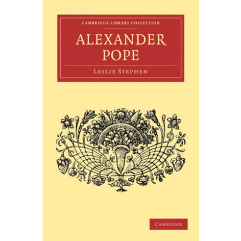 (영문도서) Alexander Pope Paperback, Cambridge University Press, English, 9781108034579