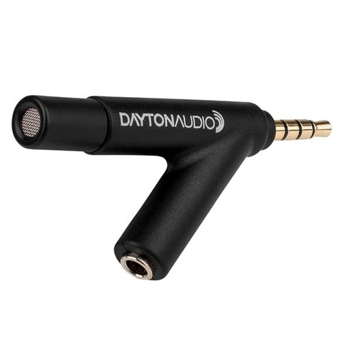 Dayton Audio iMM-6 보정 측정 마이크 태블릿 아이폰 아이패드 및 안드로이드용 imp음향장비