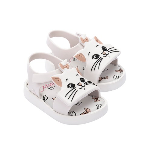 미니멜리사 점프X캣츠 앤 도그 샌들 화이트