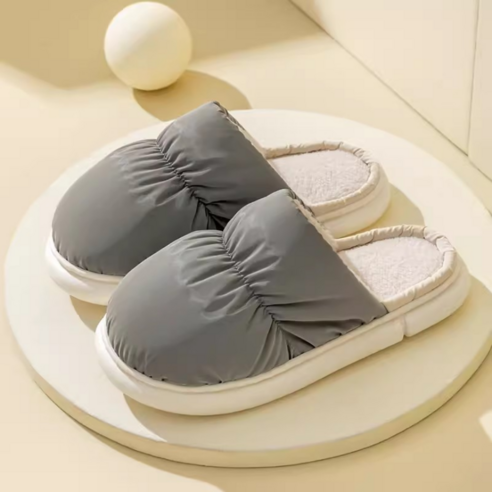 꿈블리 겨울 패딩 푹신푹신 포근한 털슬리퍼 방한화