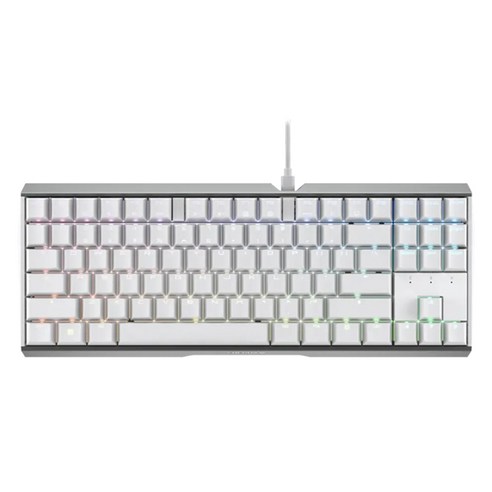 CHERRY MX 3.0 TKL RGB 시리즈 기계식 유선 키보드, 화이트, 갈축