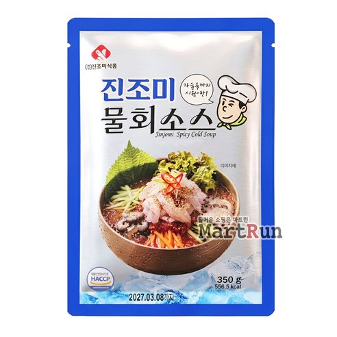 진조미 물회소스 350g