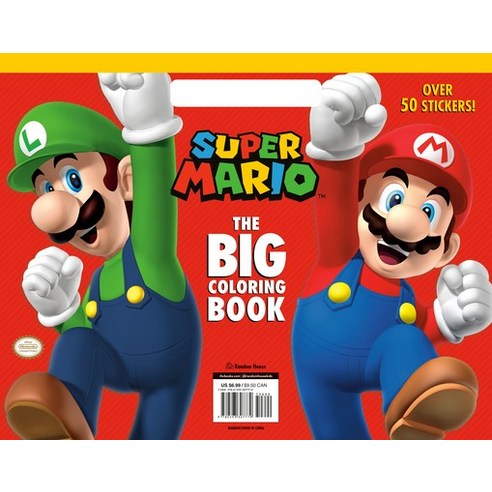 (영문도서) Super Mario: The Big Coloring Book (Nintendo) Paperback, Random House Books for Young Readers