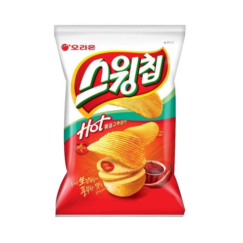 오리온 스윙칩 볶음고추장맛, 110g, 2개