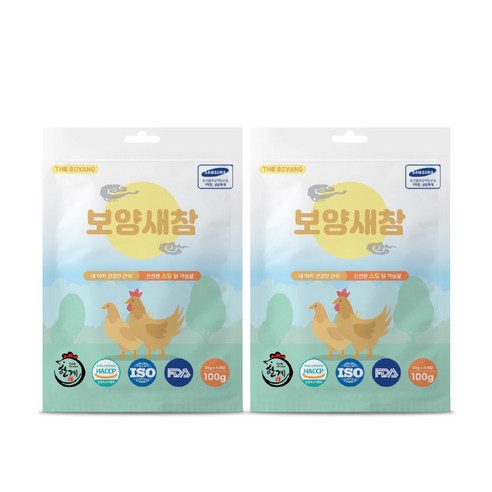 더보양 보양새참 강아지 수제간식, 2팩 : 20g x 10팩