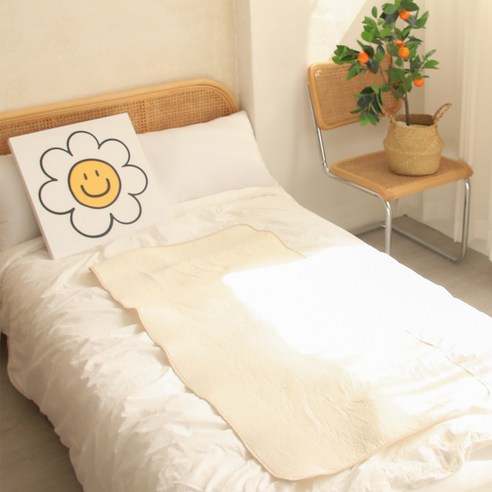 유아 신생아 아기침대 누빔패드 (이케아 보니 유아 리안침대), 베이비블루, 1개 리안드림콧 Best Top5