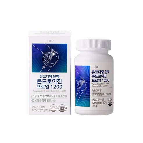 내몸에딱 소연골 콘드로이친1200 무릎관절 콘드로이친엔 약국 건강기능식품코너 판매용, 1개, 60정