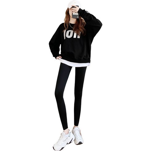 헬스 요가 필라테스 레깅스 블랙+그레이